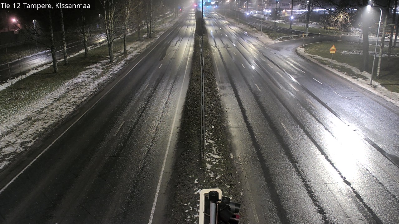 Weather Camera Image Väg 12 Tammerfors, Kissanmaa, Tampere, Pirkanmaa