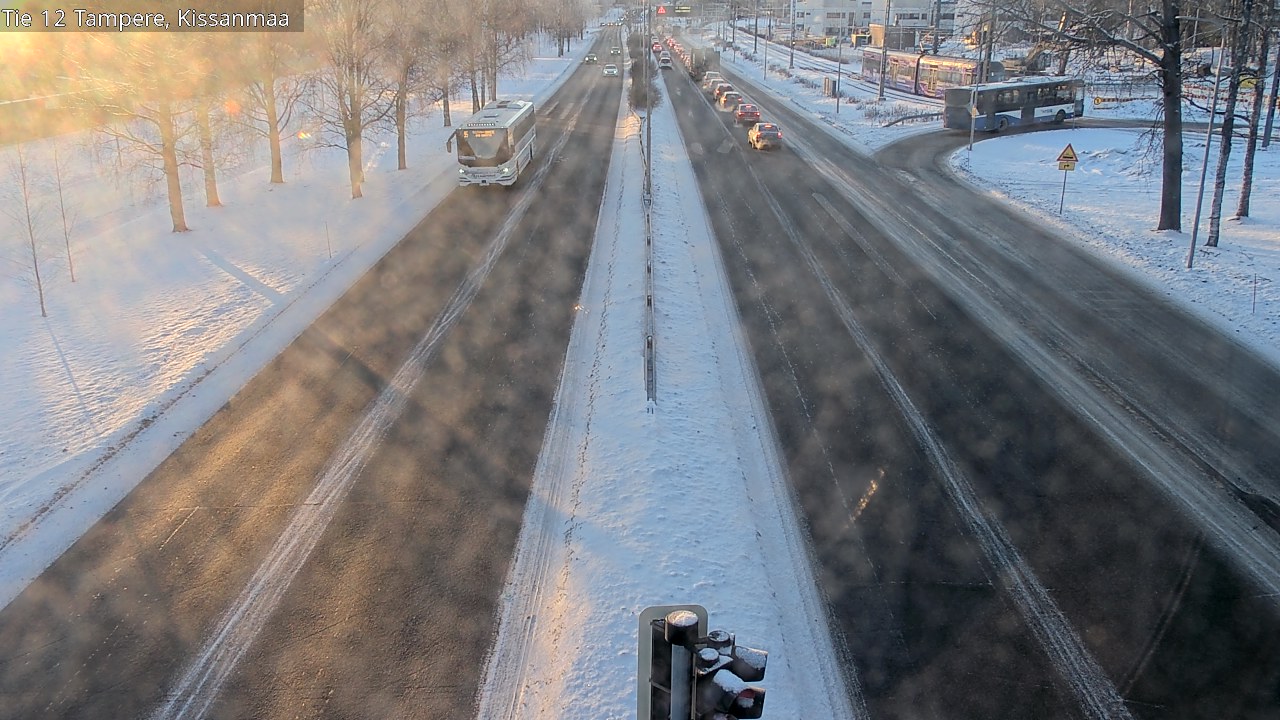 Weather Camera Image Väg 12 Tammerfors, Kissanmaa, Tampere, Pirkanmaa