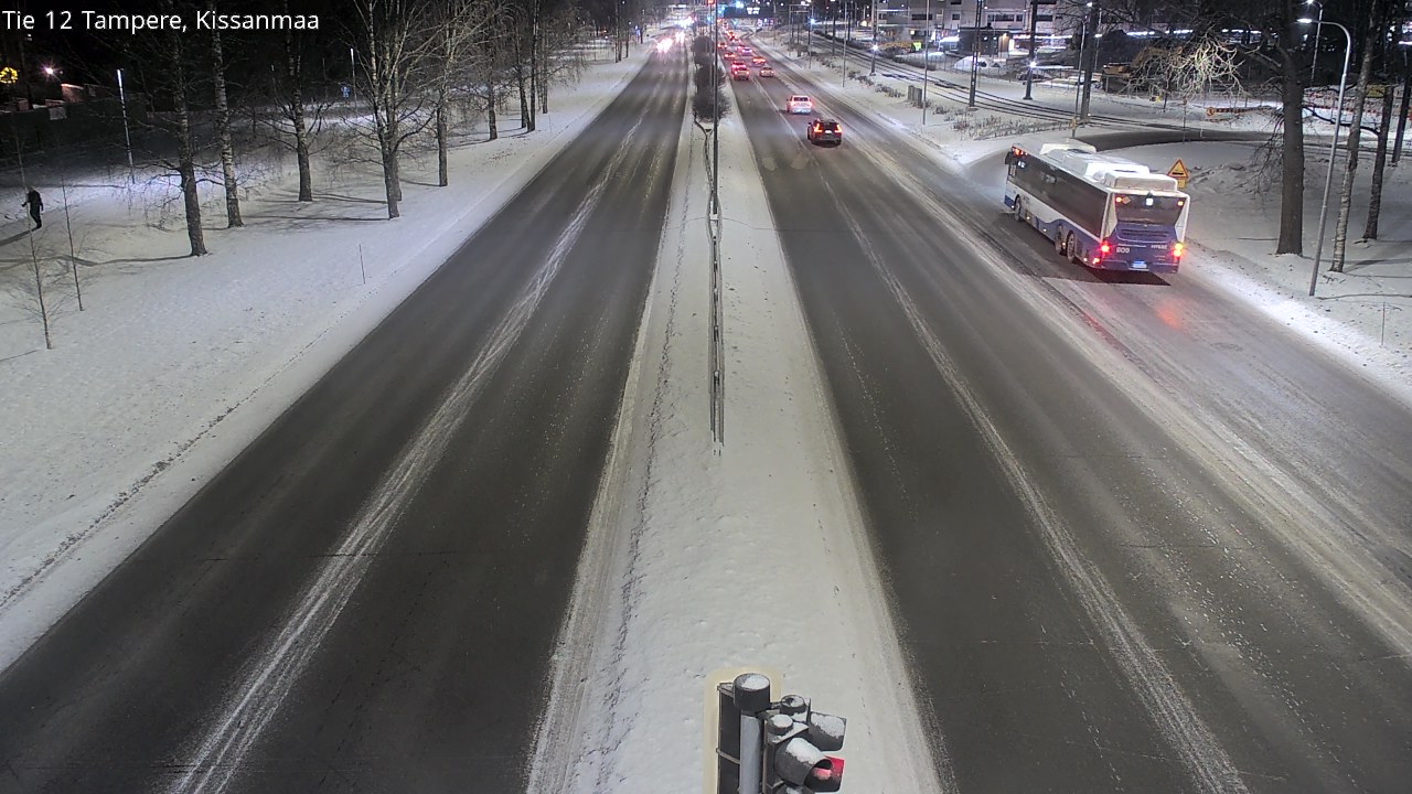 Weather Camera Image Väg 12 Tammerfors, Kissanmaa, Tampere, Pirkanmaa