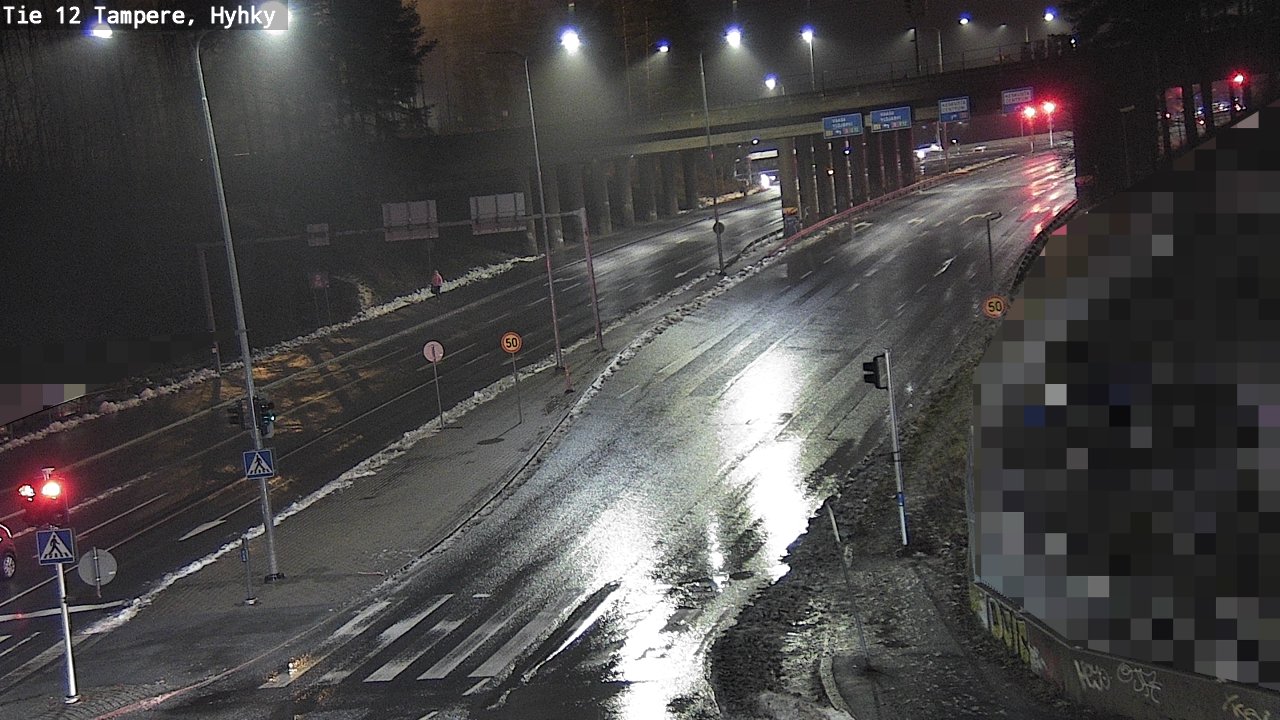 Weather Camera Image Väg 12 Tammerfors, Hyhky, Tampere, Pirkanmaa