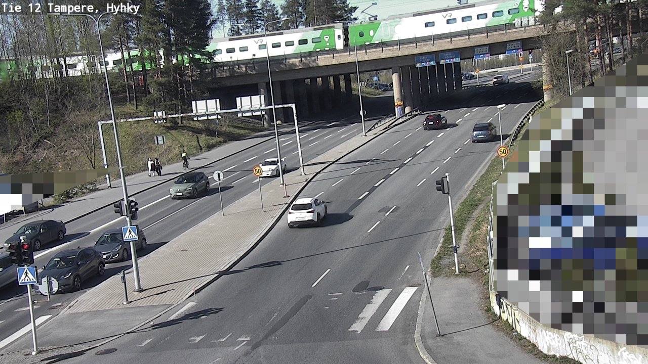 Weather Camera Image Road 12 Tampere, Hyhky, Tampere, Pirkanmaa