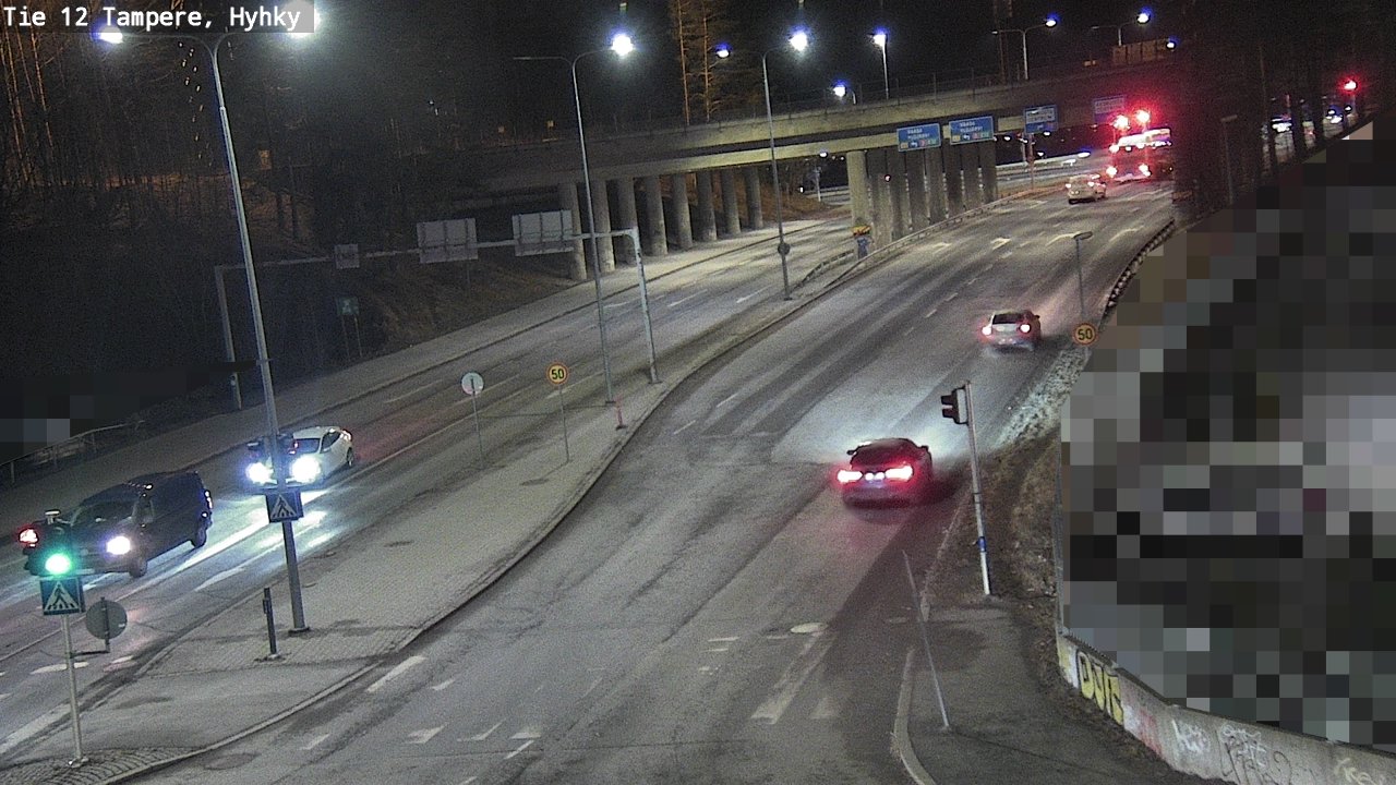 Weather Camera Image Road 12 Tampere, Hyhky, Tampere, Pirkanmaa