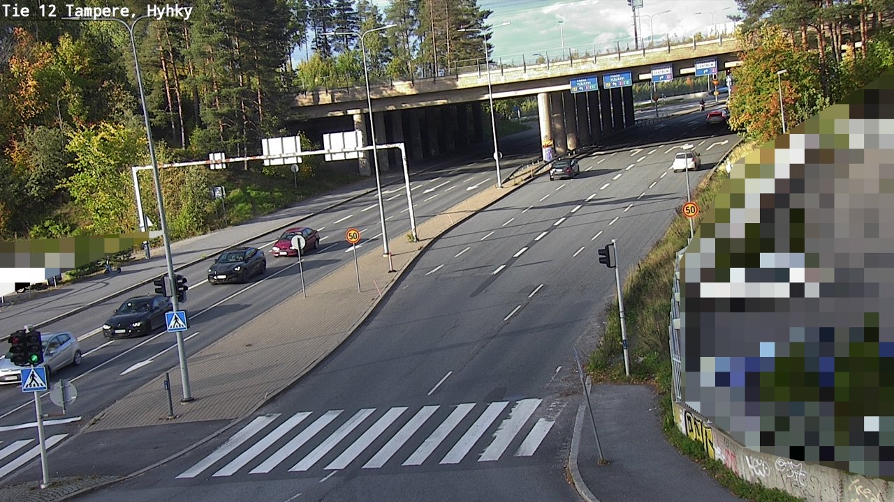 Weather Camera Image Road 12 Tampere, Hyhky, Tampere, Pirkanmaa
