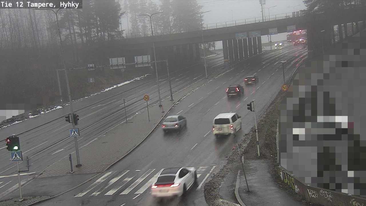 Weather Camera Image Väg 12 Tammerfors, Hyhky, Tampere, Pirkanmaa
