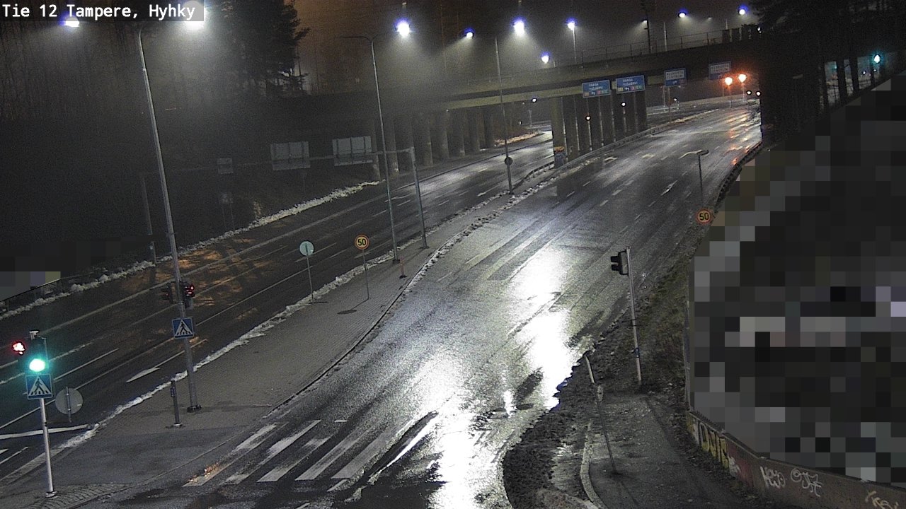 Weather Camera Image Väg 12 Tammerfors, Hyhky, Tampere, Pirkanmaa