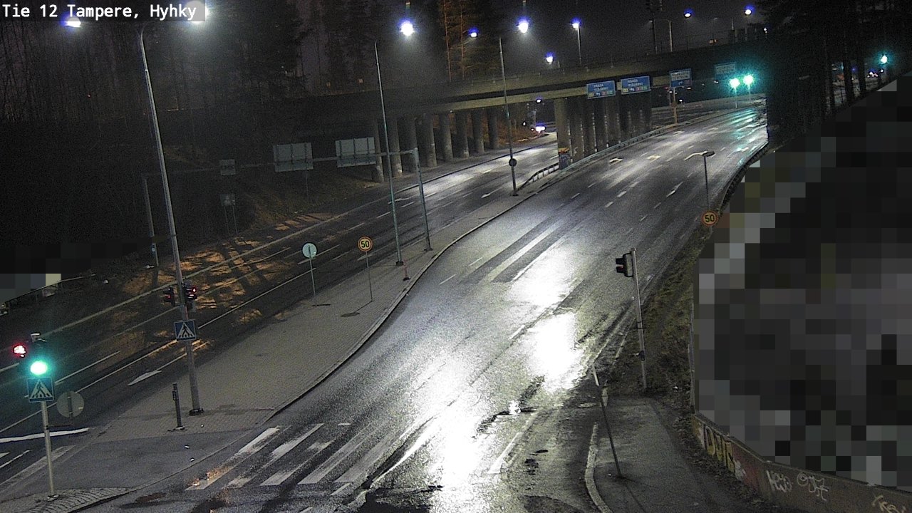 Weather Camera Image Väg 12 Tammerfors, Hyhky, Tampere, Pirkanmaa