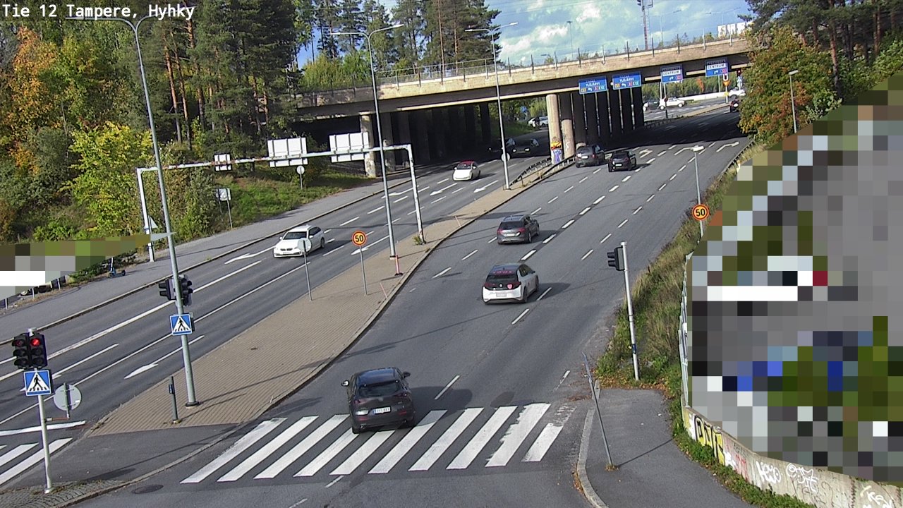 Weather Camera Image Road 12 Tampere, Hyhky, Tampere, Pirkanmaa