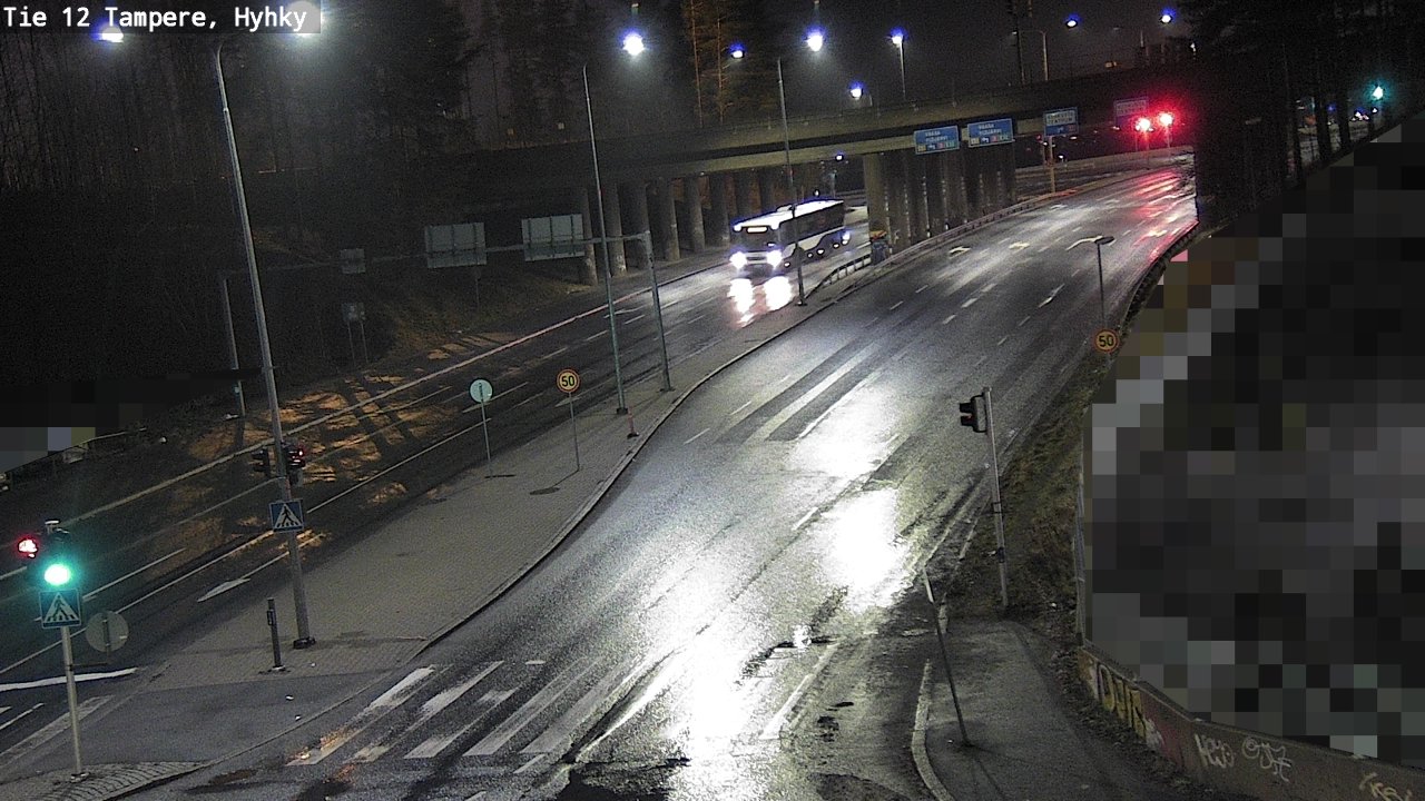 Weather Camera Image Väg 12 Tammerfors, Hyhky, Tampere, Pirkanmaa