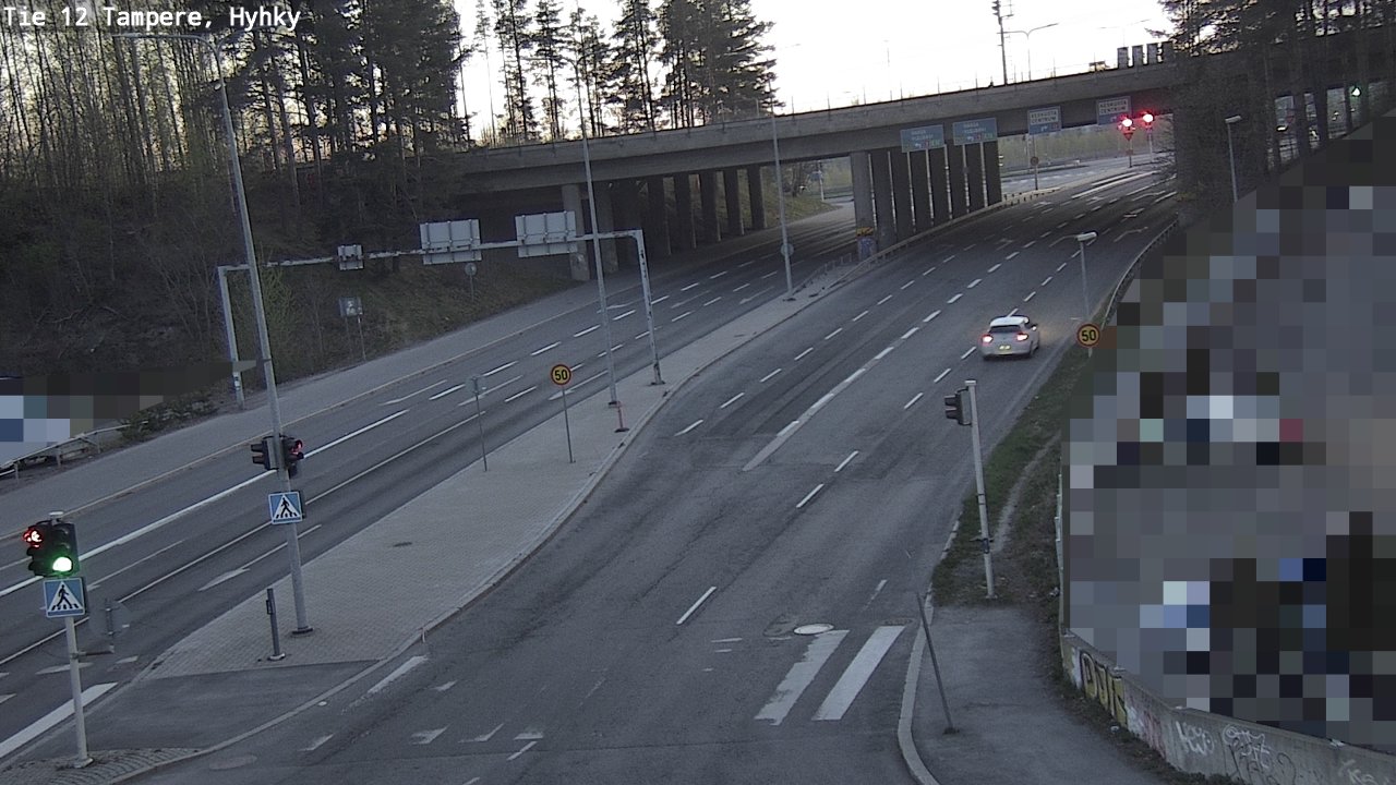 Weather Camera Image Väg 12 Tammerfors, Hyhky, Tampere, Pirkanmaa