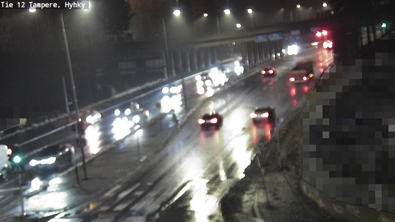 Weather Camera Image Väg 12 Tammerfors, Hyhky, Tampere, Pirkanmaa