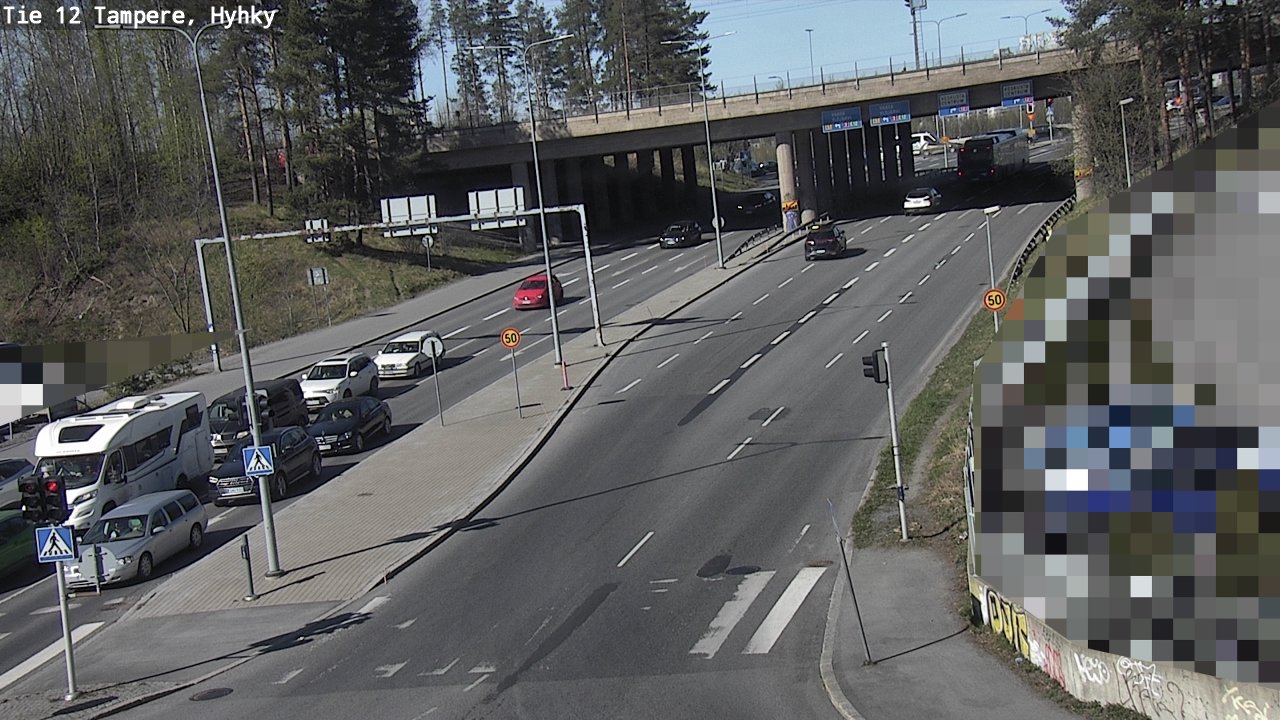 Weather Camera Image Road 12 Tampere, Hyhky, Tampere, Pirkanmaa