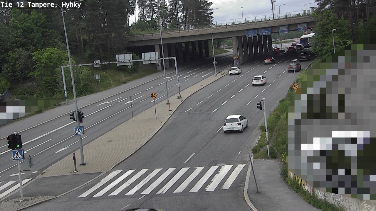 Weather Camera Image Road 12 Tampere, Hyhky, Tampere, Pirkanmaa