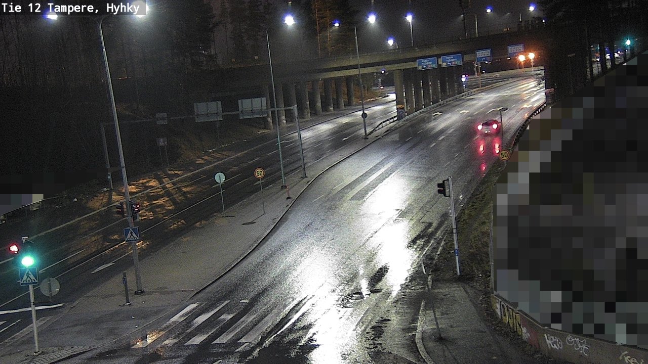 Weather Camera Image Väg 12 Tammerfors, Hyhky, Tampere, Pirkanmaa
