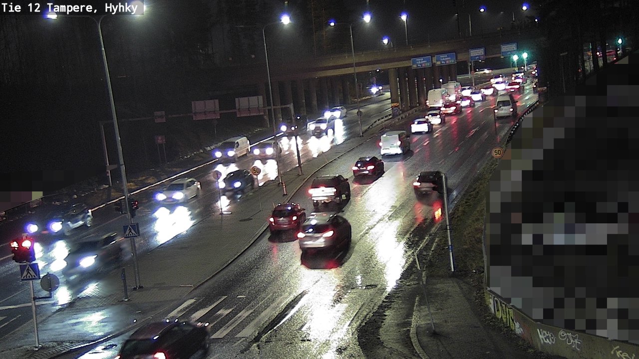 Weather Camera Image Väg 12 Tammerfors, Hyhky, Tampere, Pirkanmaa