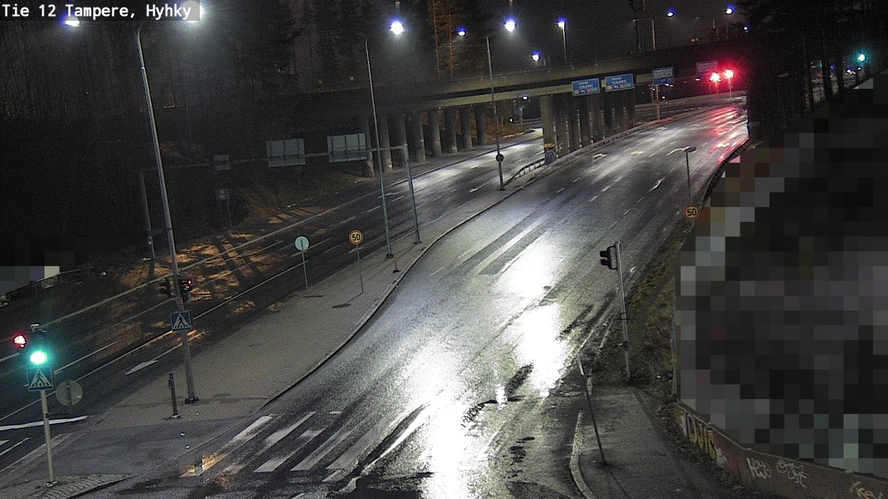 Weather Camera Image Väg 12 Tammerfors, Hyhky, Tampere, Pirkanmaa