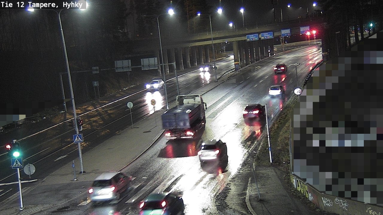 Weather Camera Image Väg 12 Tammerfors, Hyhky, Tampere, Pirkanmaa