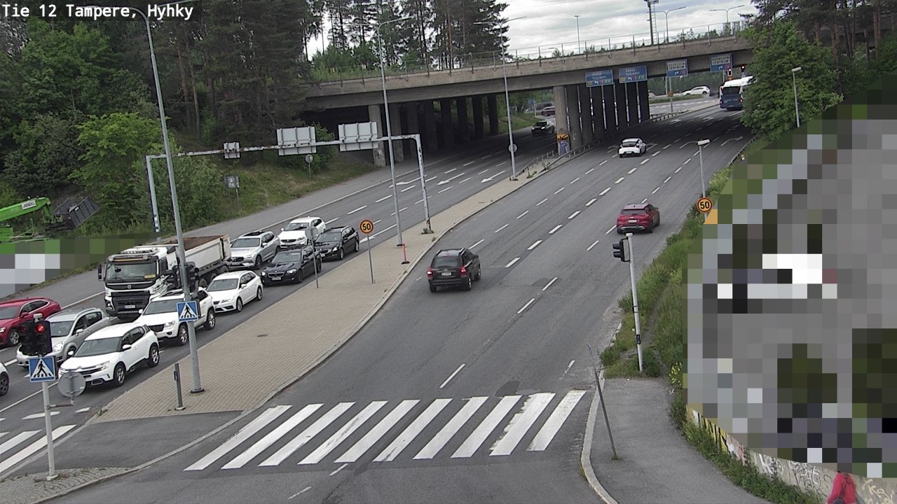 Weather Camera Image Road 12 Tampere, Hyhky, Tampere, Pirkanmaa