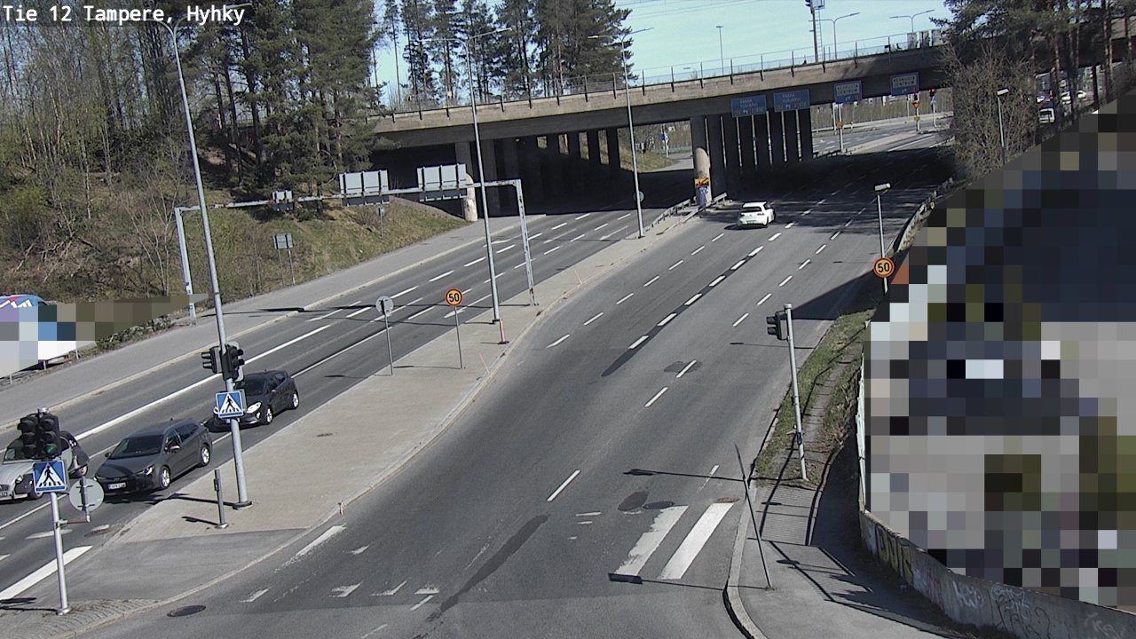 Weather Camera Image Road 12 Tampere, Hyhky, Tampere, Pirkanmaa