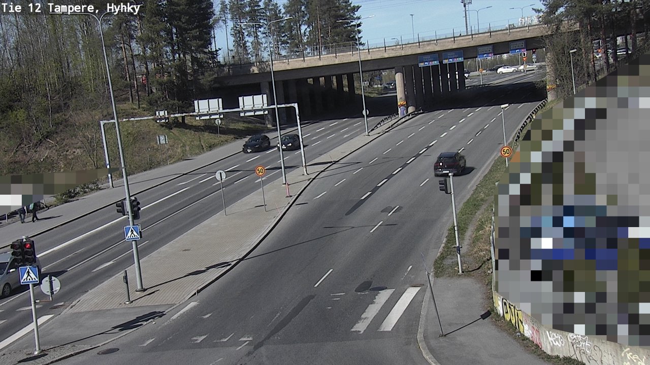 Weather Camera Image Road 12 Tampere, Hyhky, Tampere, Pirkanmaa