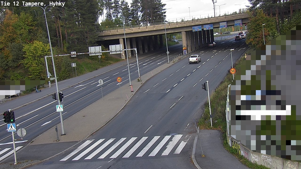 Weather Camera Image Road 12 Tampere, Hyhky, Tampere, Pirkanmaa