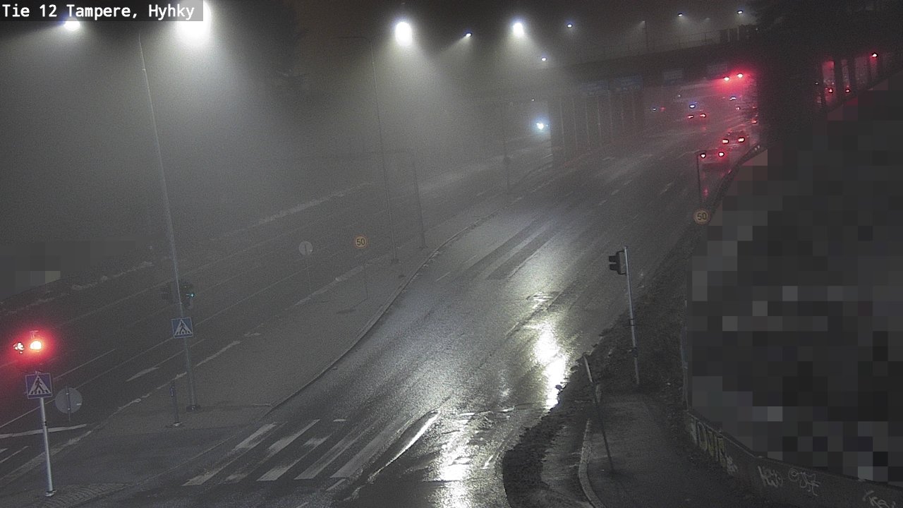 Weather Camera Image Väg 12 Tammerfors, Hyhky, Tampere, Pirkanmaa