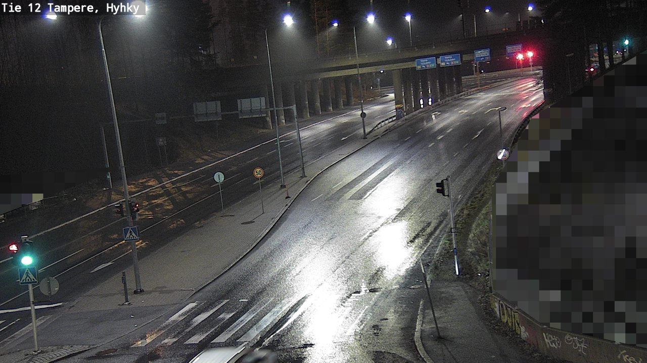Weather Camera Image Väg 12 Tammerfors, Hyhky, Tampere, Pirkanmaa