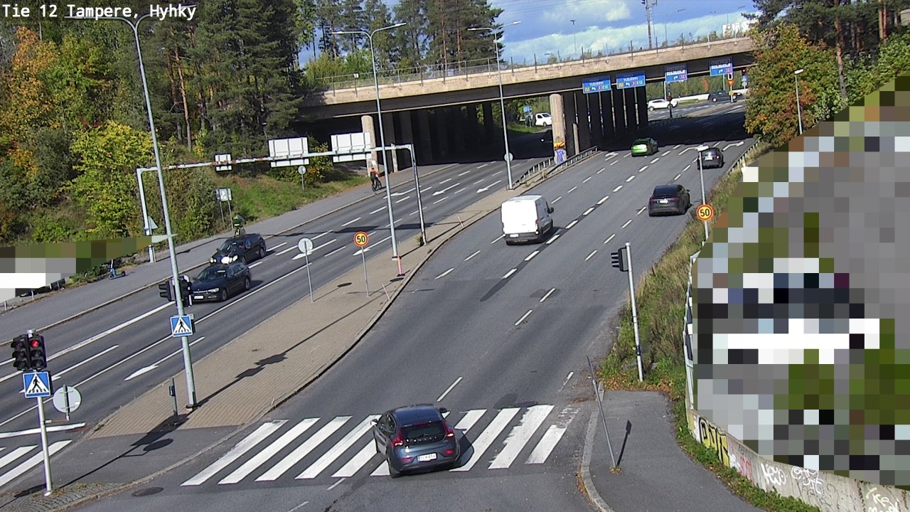 Weather Camera Image Road 12 Tampere, Hyhky, Tampere, Pirkanmaa