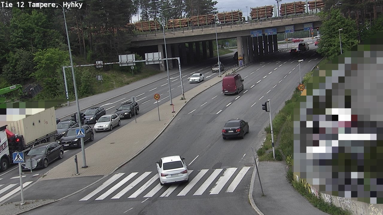 Weather Camera Image Road 12 Tampere, Hyhky, Tampere, Pirkanmaa