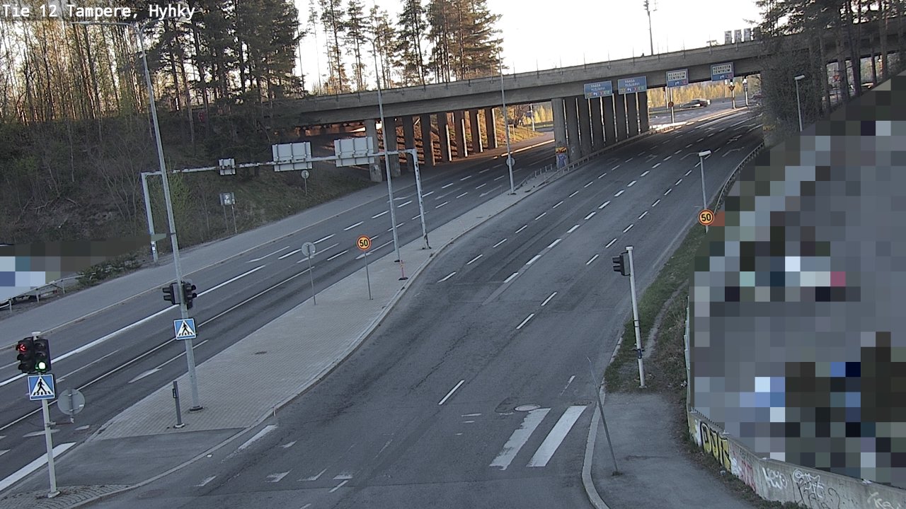 Weather Camera Image Väg 12 Tammerfors, Hyhky, Tampere, Pirkanmaa