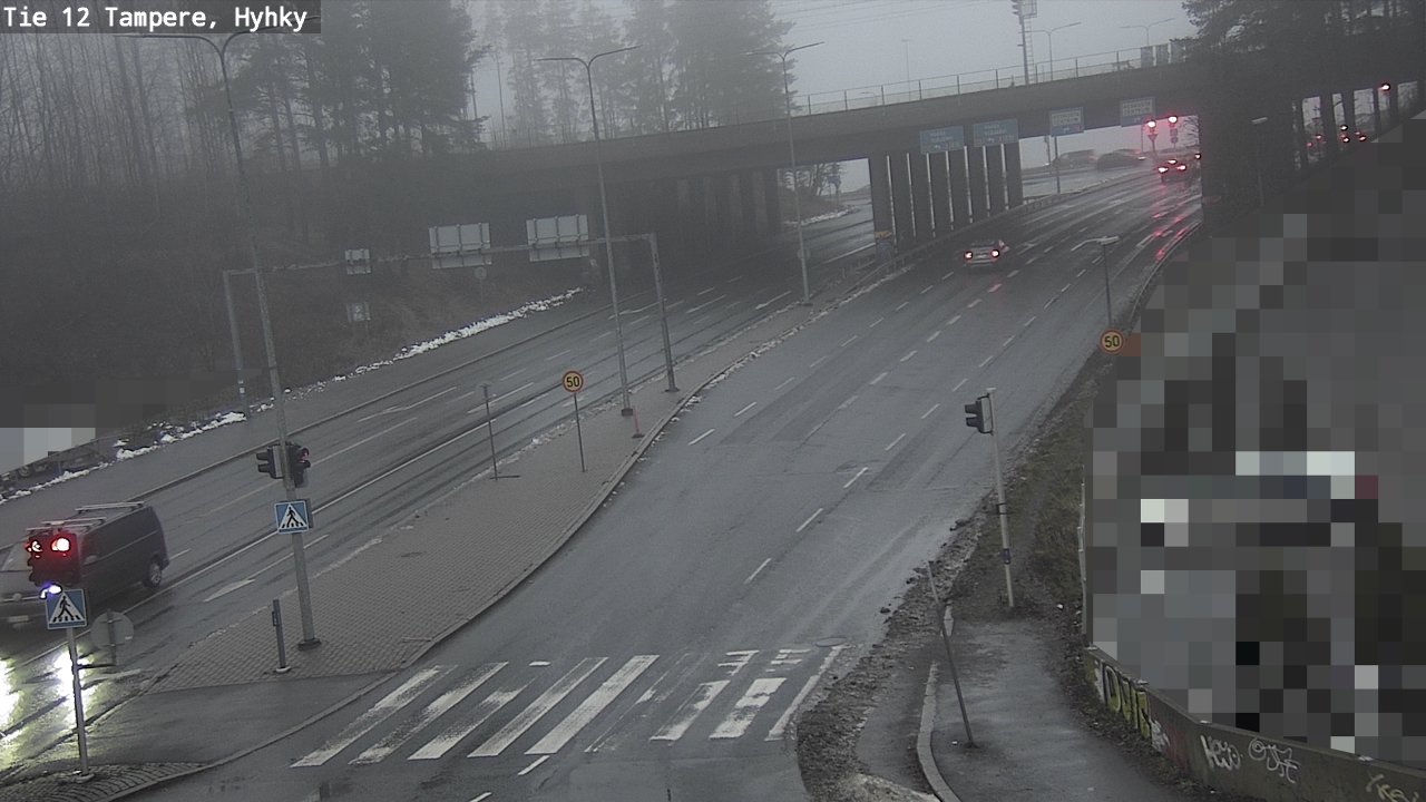 Weather Camera Image Väg 12 Tammerfors, Hyhky, Tampere, Pirkanmaa