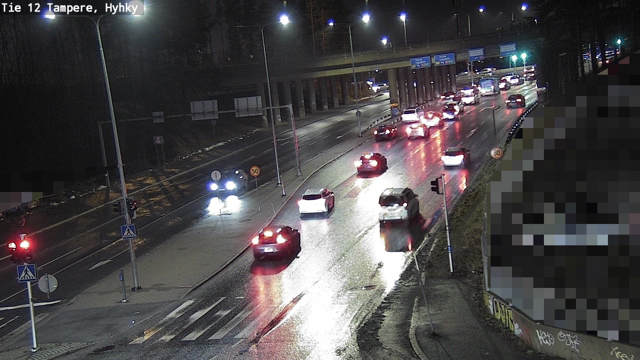 Weather Camera Image Väg 12 Tammerfors, Hyhky, Tampere, Pirkanmaa