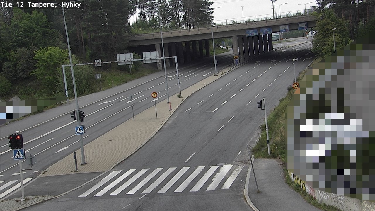Weather Camera Image Väg 12 Tammerfors, Hyhky, Tampere, Pirkanmaa