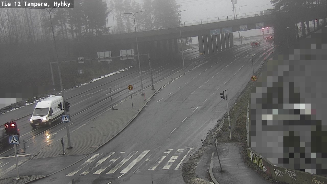 Weather Camera Image Väg 12 Tammerfors, Hyhky, Tampere, Pirkanmaa