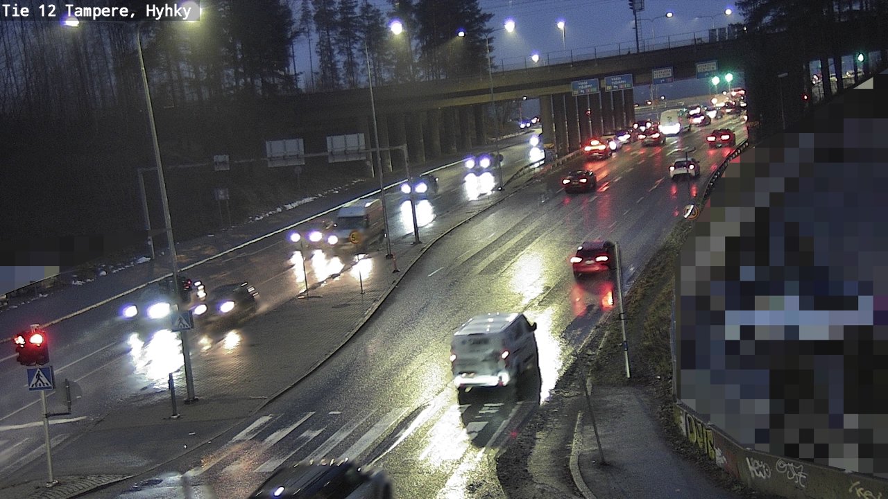 Weather Camera Image Väg 12 Tammerfors, Hyhky, Tampere, Pirkanmaa