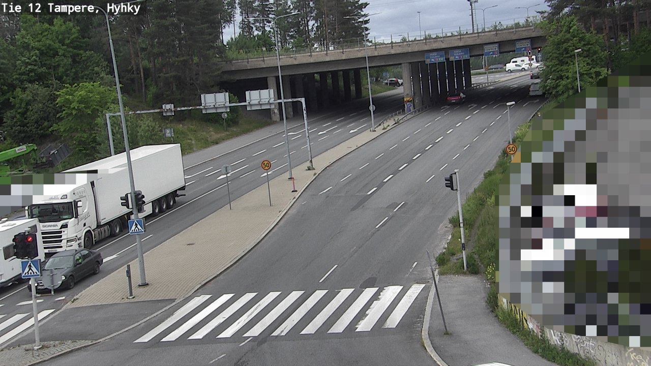 Weather Camera Image Road 12 Tampere, Hyhky, Tampere, Pirkanmaa