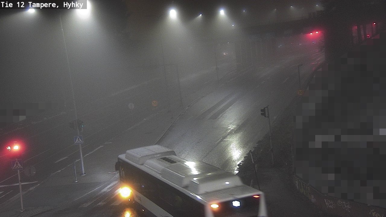 Weather Camera Image Väg 12 Tammerfors, Hyhky, Tampere, Pirkanmaa