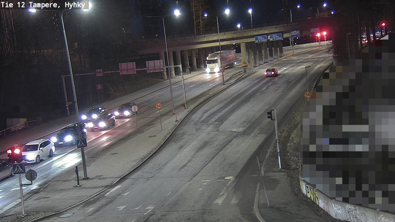 Weather Camera Image Road 12 Tampere, Hyhky, Tampere, Pirkanmaa