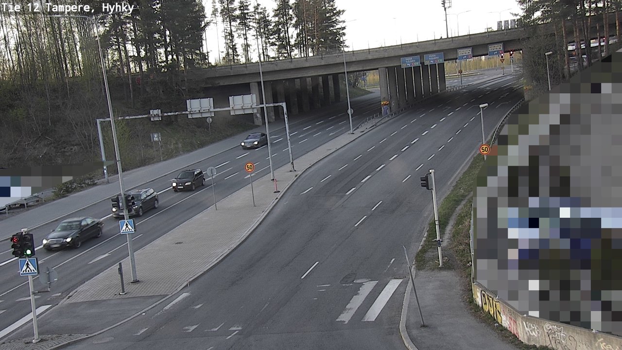 Weather Camera Image Väg 12 Tammerfors, Hyhky, Tampere, Pirkanmaa