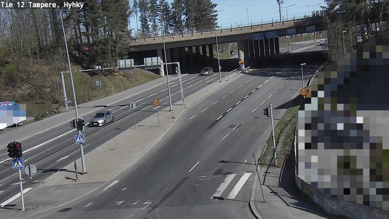 Weather Camera Image Road 12 Tampere, Hyhky, Tampere, Pirkanmaa