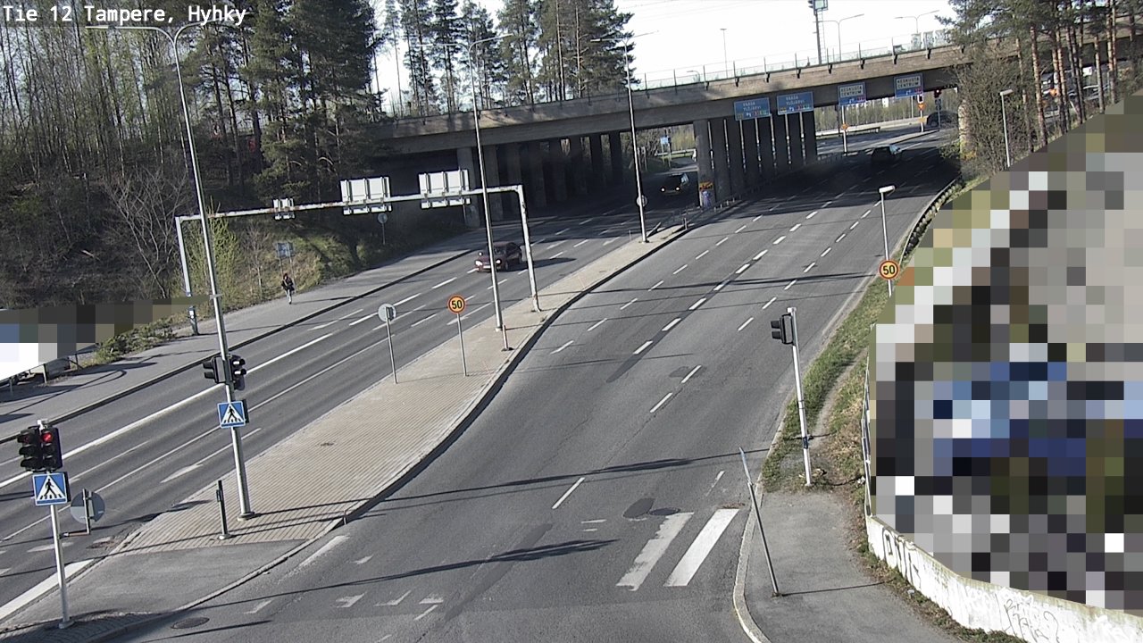Weather Camera Image Road 12 Tampere, Hyhky, Tampere, Pirkanmaa