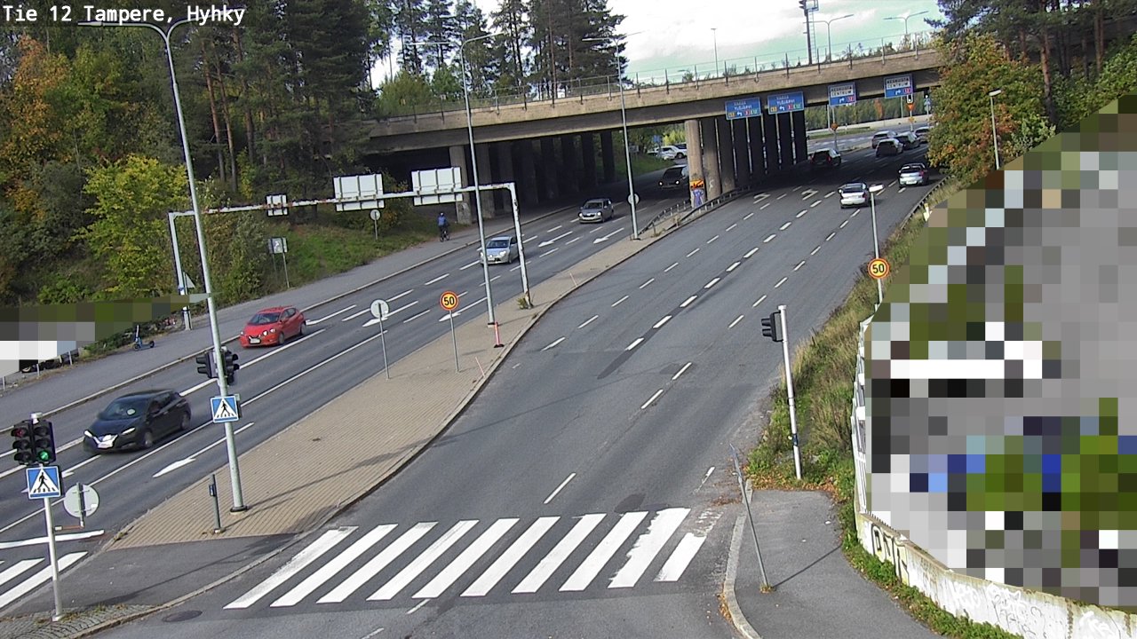 Weather Camera Image Road 12 Tampere, Hyhky, Tampere, Pirkanmaa