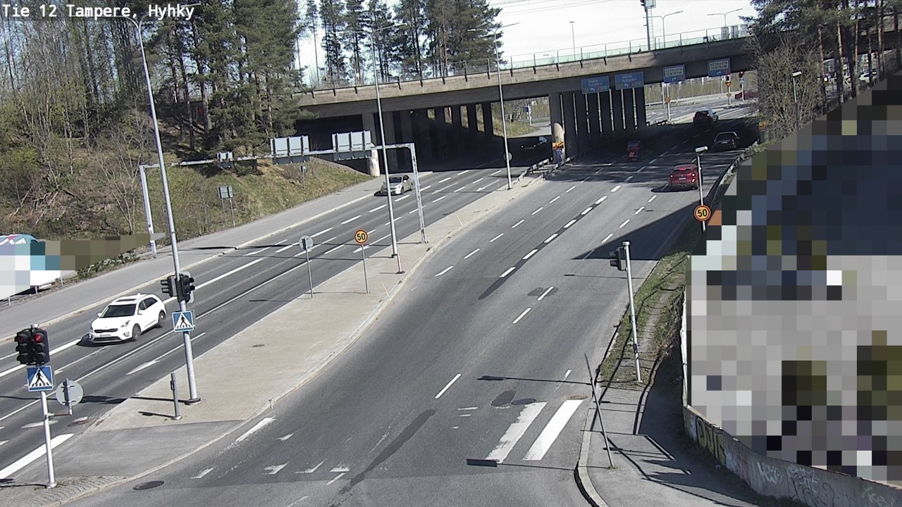 Weather Camera Image Road 12 Tampere, Hyhky, Tampere, Pirkanmaa