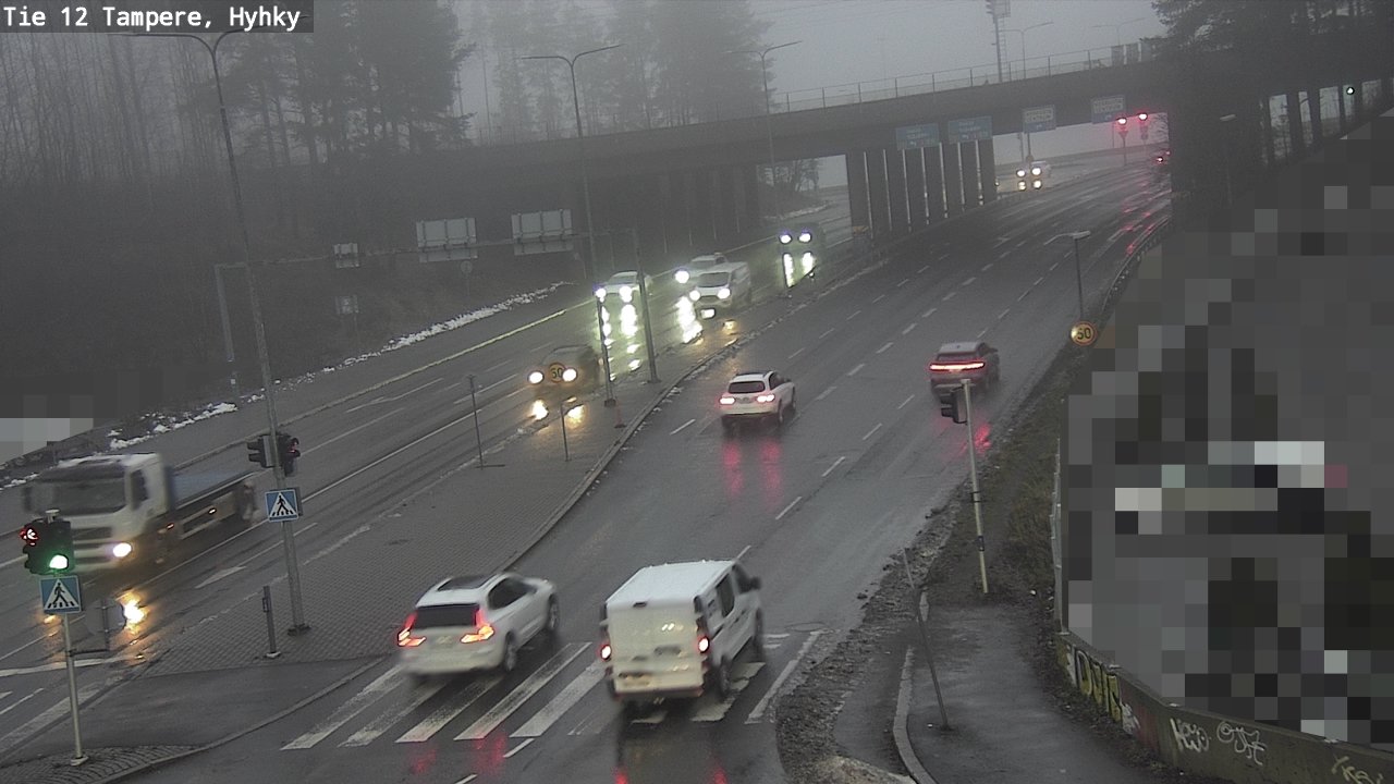 Weather Camera Image Väg 12 Tammerfors, Hyhky, Tampere, Pirkanmaa