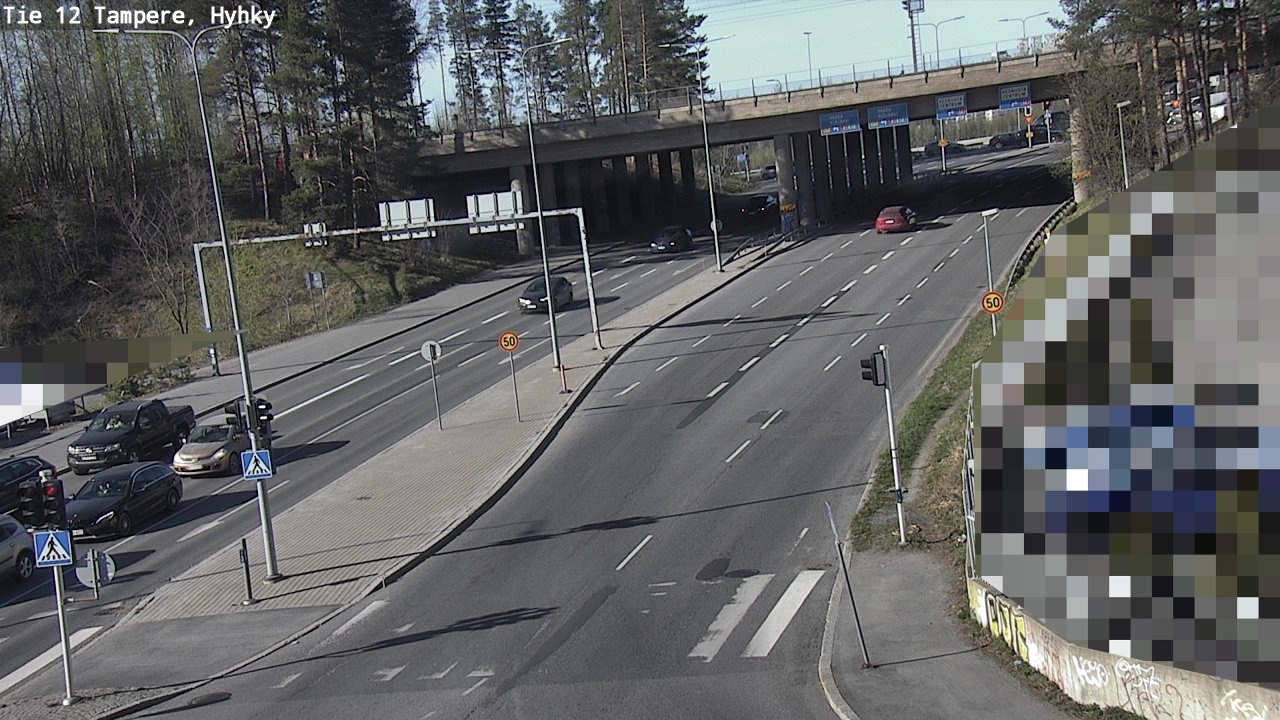 Weather Camera Image Road 12 Tampere, Hyhky, Tampere, Pirkanmaa