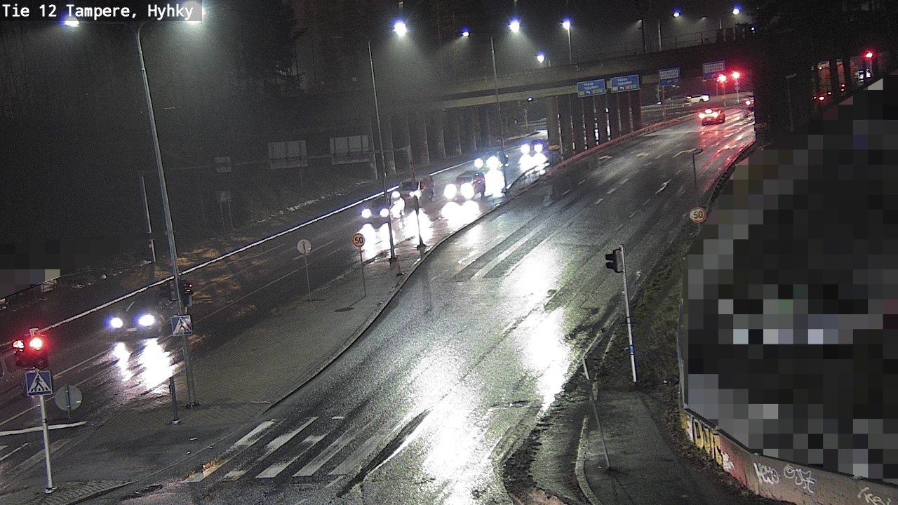Weather Camera Image Väg 12 Tammerfors, Hyhky, Tampere, Pirkanmaa