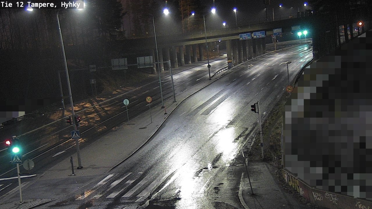 Weather Camera Image Väg 12 Tammerfors, Hyhky, Tampere, Pirkanmaa