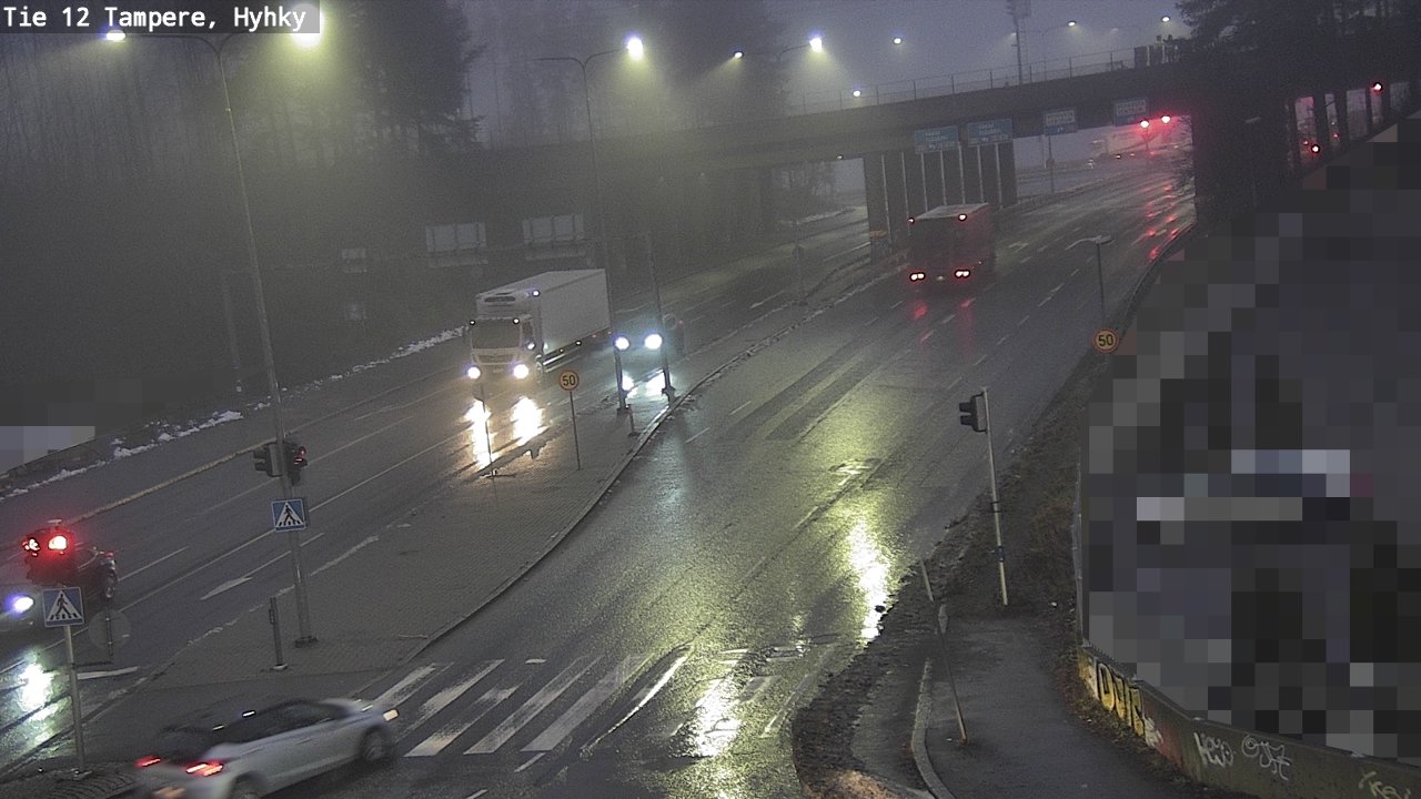 Weather Camera Image Väg 12 Tammerfors, Hyhky, Tampere, Pirkanmaa