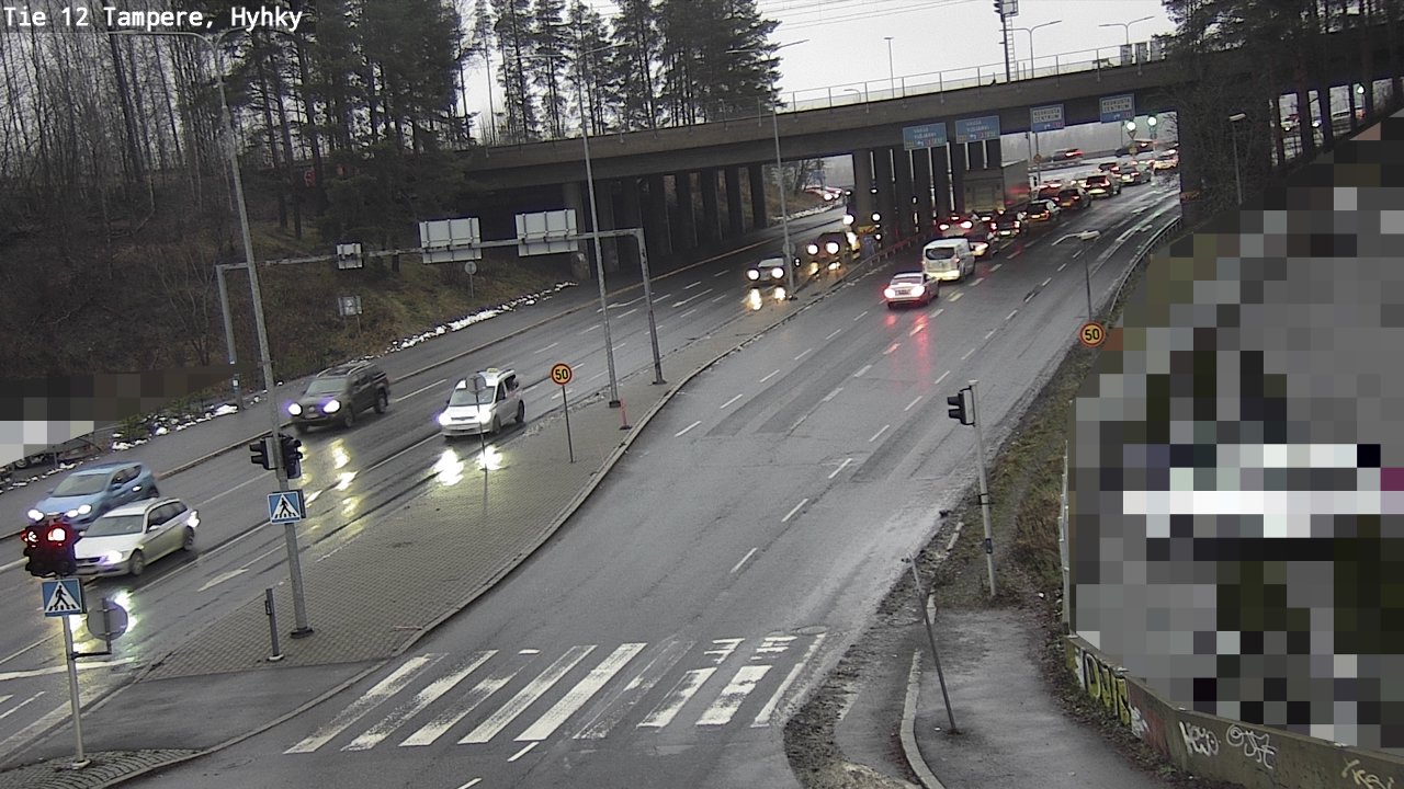 Weather Camera Image Väg 12 Tammerfors, Hyhky, Tampere, Pirkanmaa