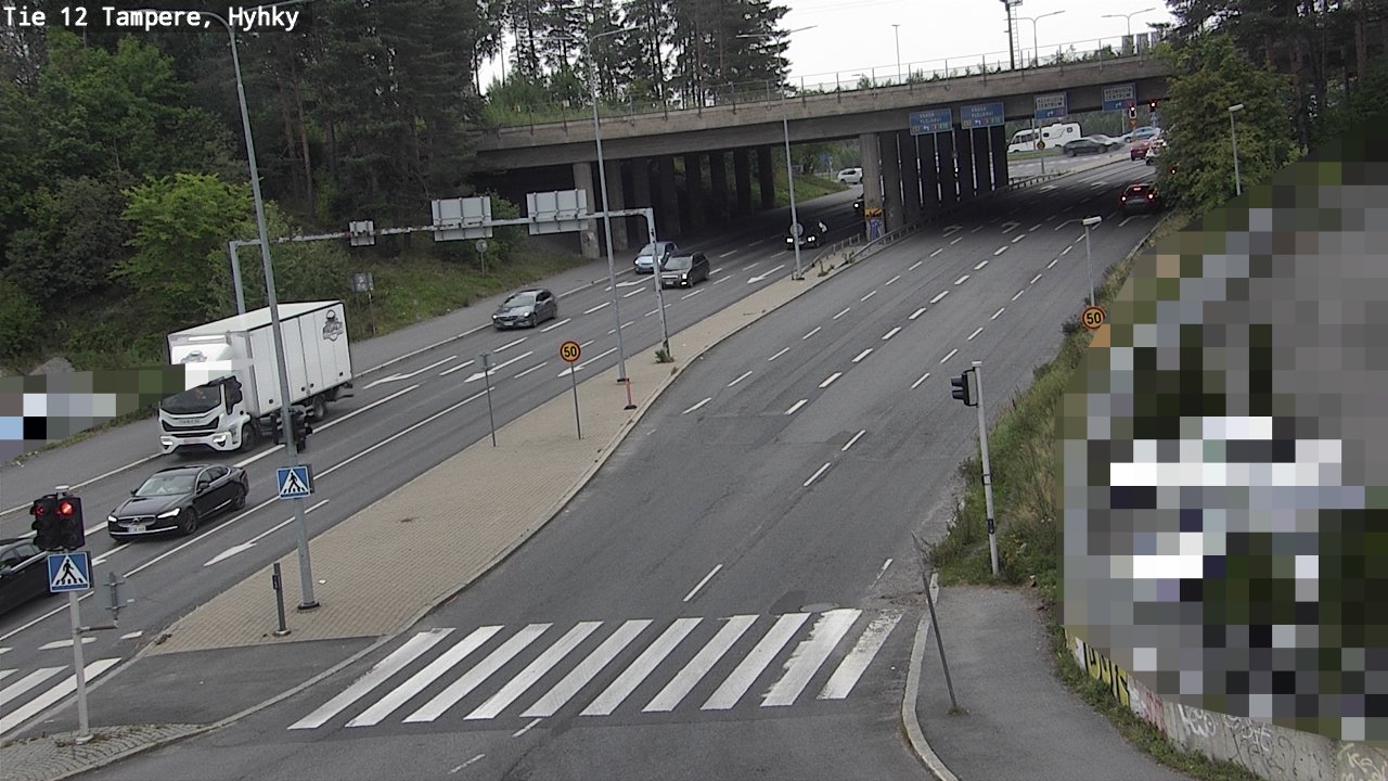 Weather Camera Image Väg 12 Tammerfors, Hyhky, Tampere, Pirkanmaa