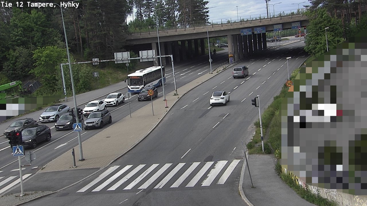 Weather Camera Image Road 12 Tampere, Hyhky, Tampere, Pirkanmaa